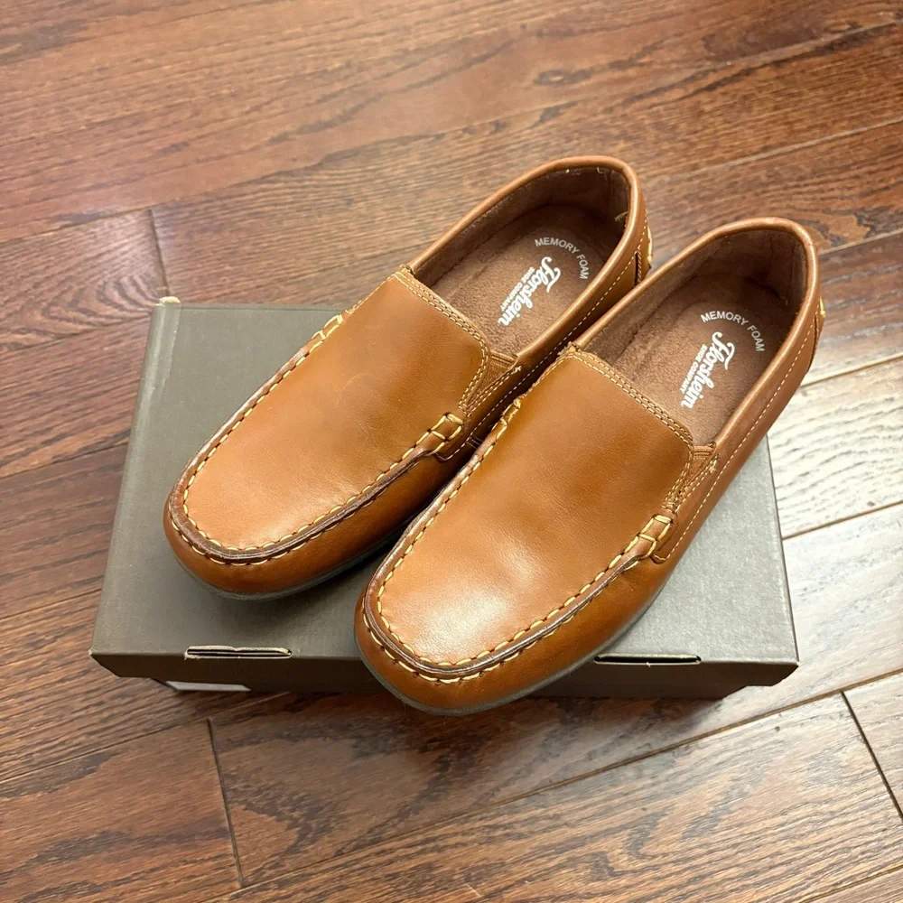 Florsheim Tan Leather “Jasper Venetian” Loafers